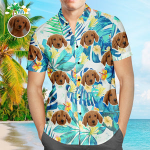 Custom Hawaiian Shirt with Dog Face|Custom Dog Hawaiian Shirt|Custom ...