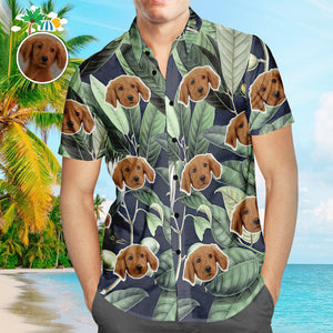 Custom Hawaiian Shirt with Dog Face|Custom Dog Hawaiian Shirt|Custom ...