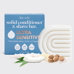 Kitsch Ultra Sensitive Conditioner & Shave Bar Fragrance-Free - Deep South Mercantile 
