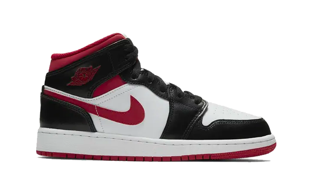 air jordan 1 mid gs metallic red