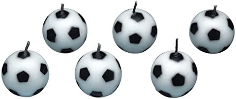 6 Piece Soccer Ball Candle
