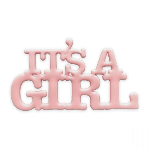 FMM Sugarcraft - Curved Words- It's a Girls Cutter