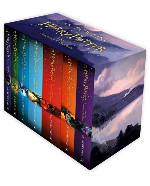 Harry Potter Box Set With 5 Harry Potter Bookmarks Free (Set Of 7