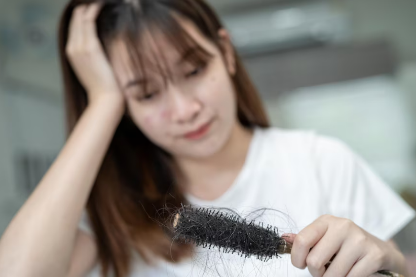 Chute de cheveux chez les adolescentes