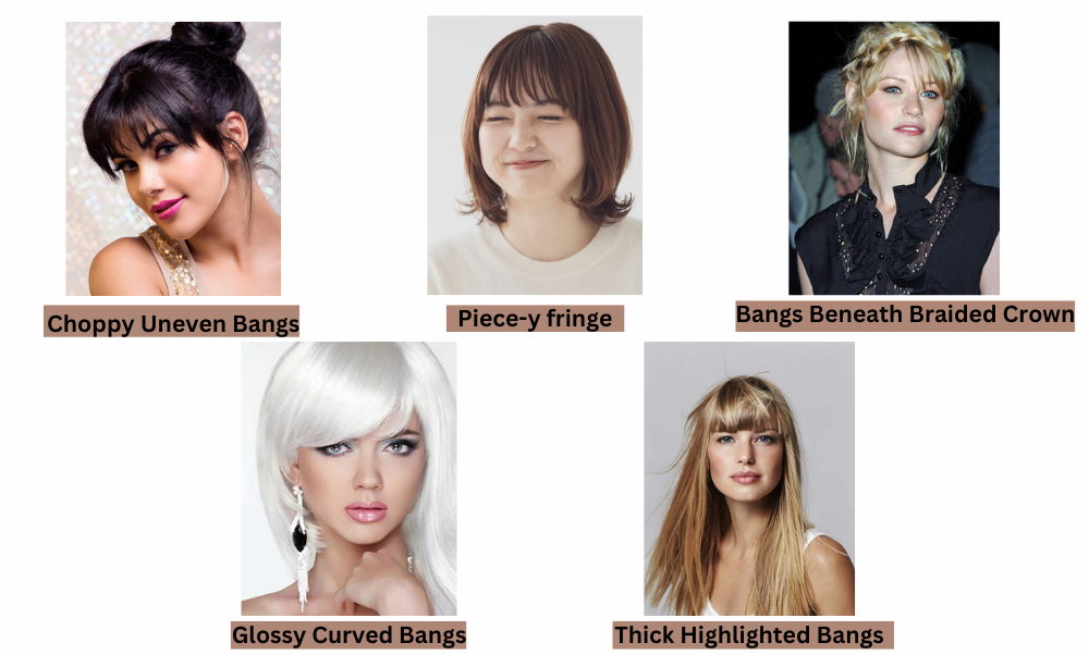 Types de coupe de cheveux Bang