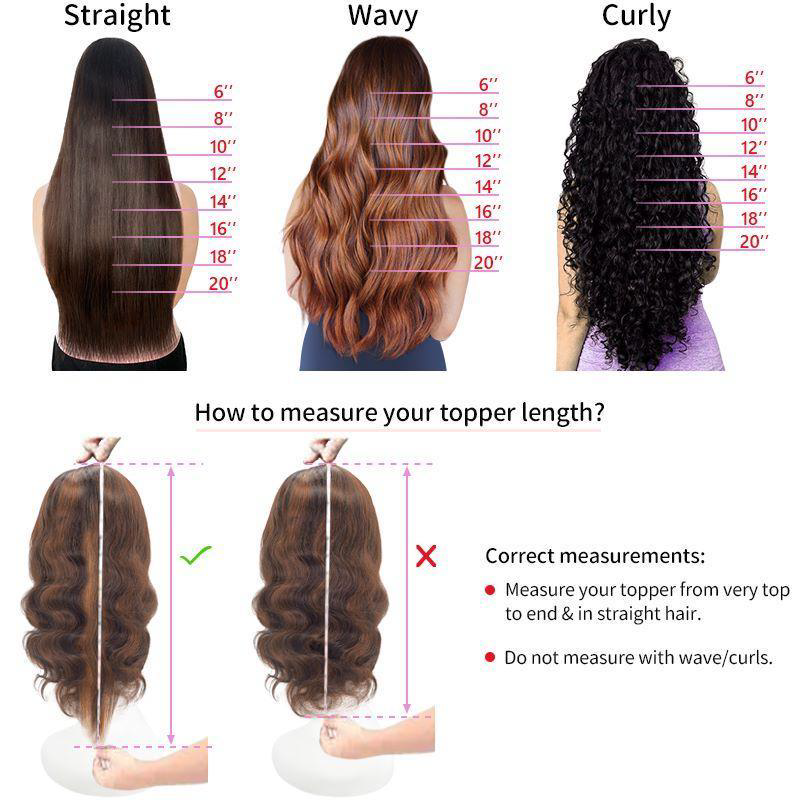 hair size chart