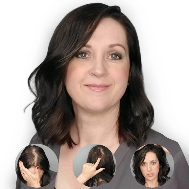 Real Human Hair Toppers for Thinning Hair Susanki  Ubuy India