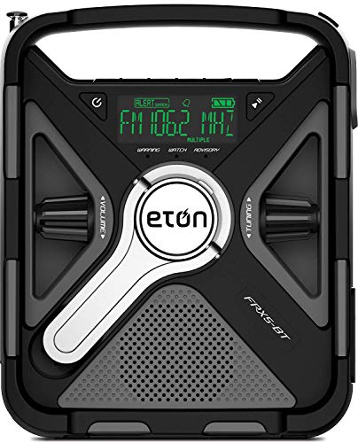 Emergency Weather Bluetooth Radio Smartphone Charger Alarm Clock Led Us Survival Kits