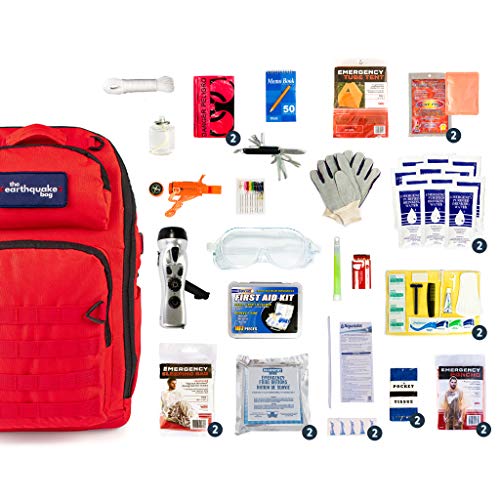 KOSIN Survival Gear, 18 in 1 Emergency Survival Kit Backpack Fire