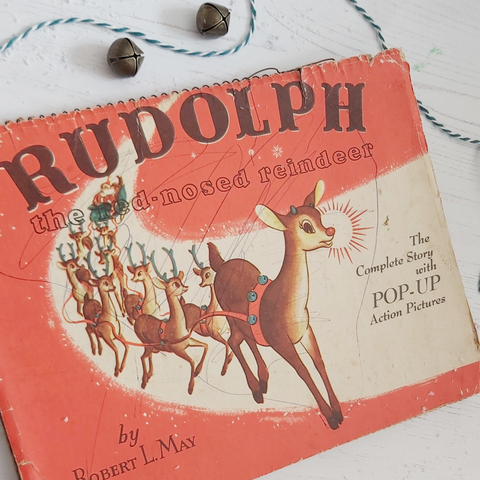 Vintage Rudolph the Red-Nosed Reindeer book