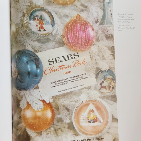 Sears Christmas book image from Midcentury Christmas by Sarah Archer