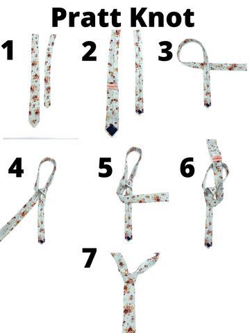 How to tie a tie | Pratt Knot