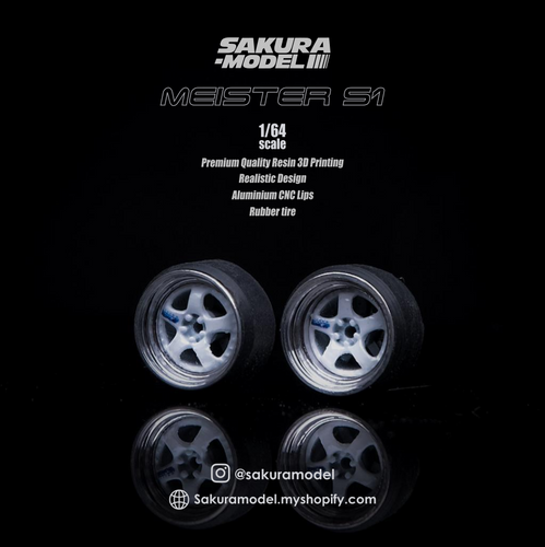 Custom wheels 64 scale model RH Speedline – Sakuramodel