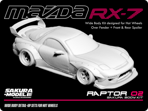 Add on body kit for Hot Wheels Supra MK4 – Sakuramodel