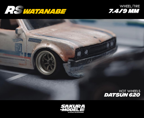 Custom wheels 64 scale model Rota Kyusha - Full resin – Sakuramodel