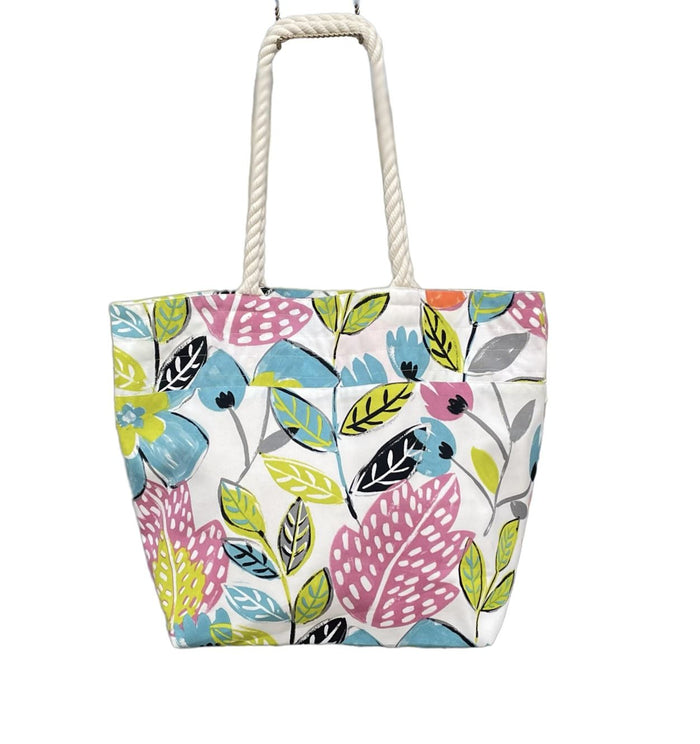 Sandstone Luxury™  Palm Tree Beach Tote Sustainable Cotton