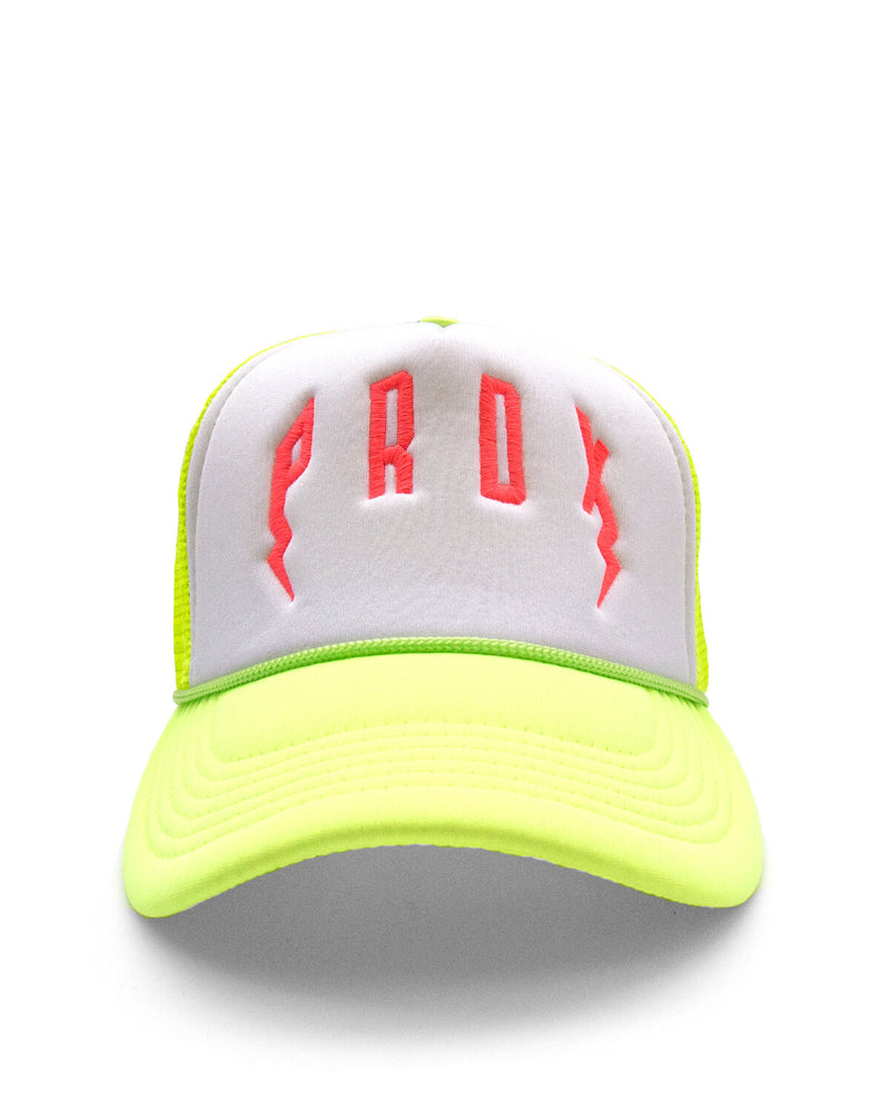 PRDX Trucker Hat (Neon Yellow/Pink) – Paradox Lab