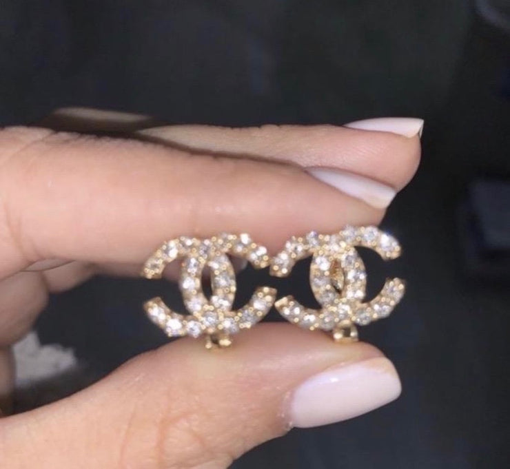 Chanel Gold Metal 'CHA' 'NEL' Logo Letter Earrings, 2020 Available For  Immediate Sale At Sotheby's