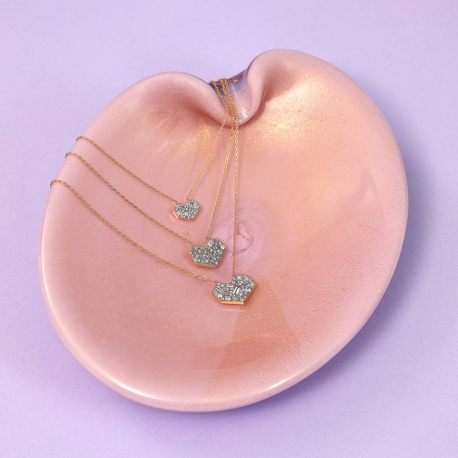 Kit Heath | Desire Cherish Blush Heart Necklace – Maudes The Jewellers