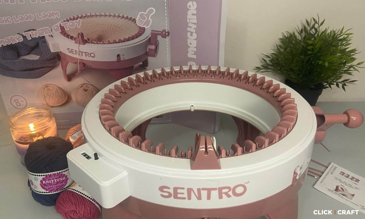 Sentro Knitting Machine Reviews — Click and Craft