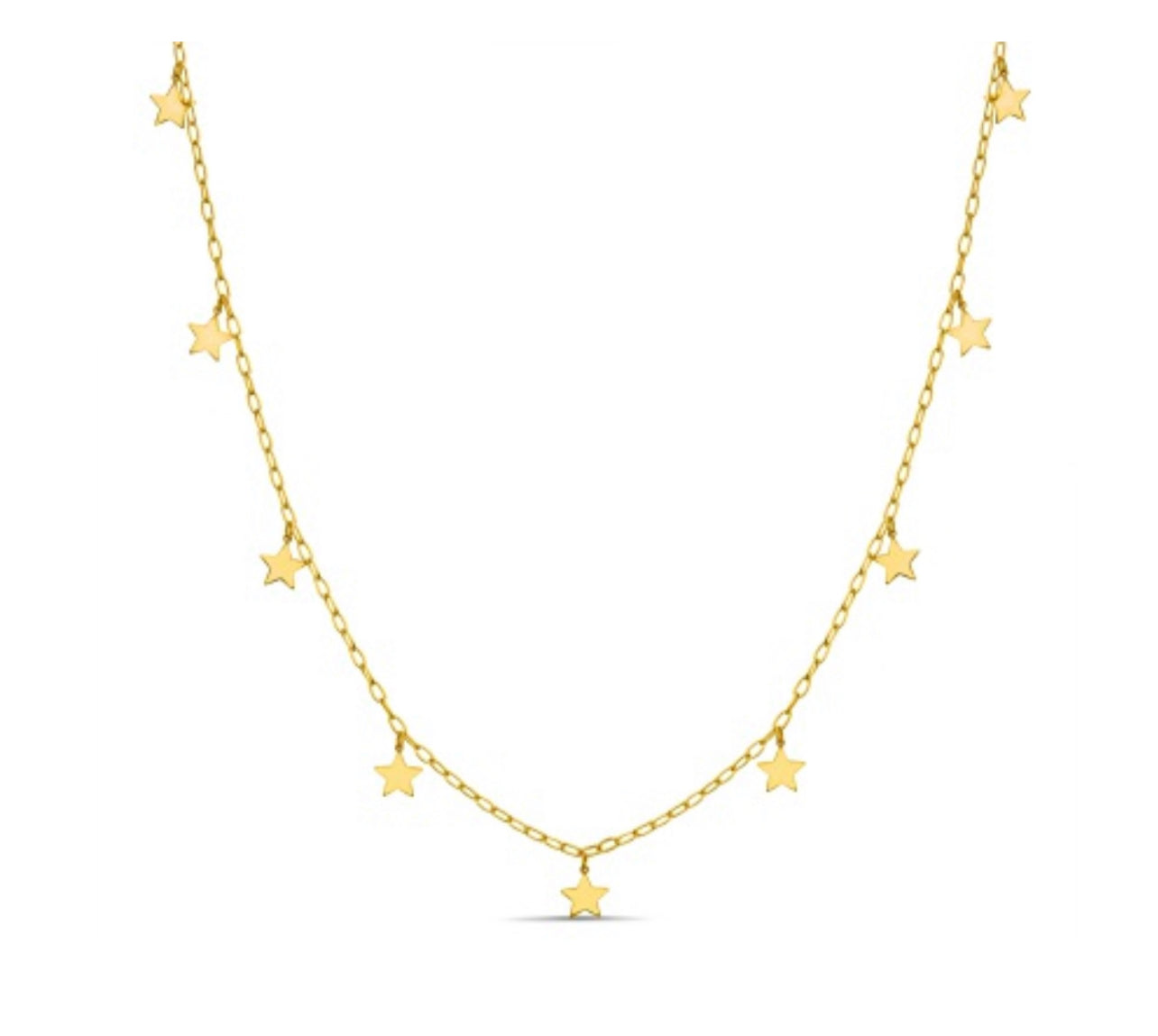 ATERLING SILVER MULTI PAVE CHARMS GOLD PLATED NECKLACE – TECHNOSTATION