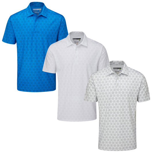 Stuburt Mens Shipley Polo Shirt (Royal Marl)