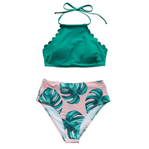 cupshe palm bikini