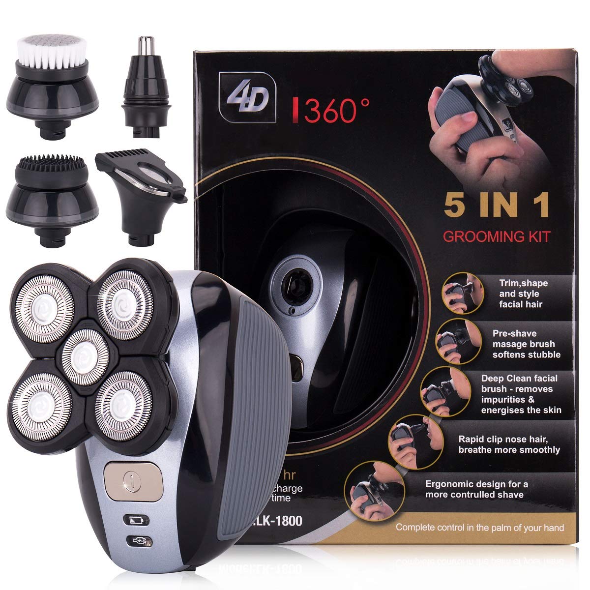 men's 5 in 1 electric shaver