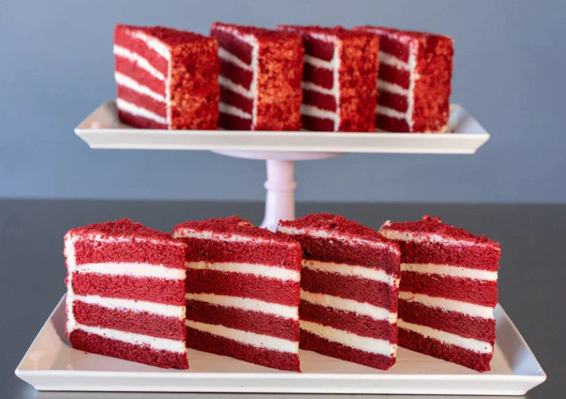 RED VELVET CAKE pre-sliced 8 slices | Carlo's Bakery | Buy Now - Carlosbakery.ca