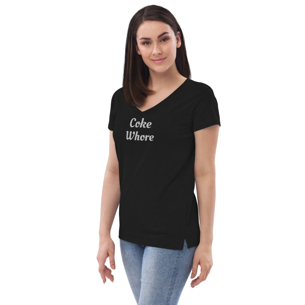 Coke Whore v-neck t-shirt Inspired By Lorenzo's Secrets – Lorenzo's Box