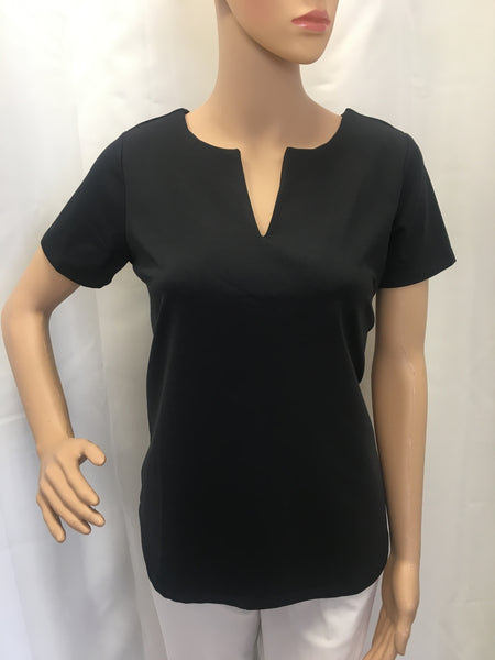 Lulu B Black V-Neck 3/4 Sleeve Top