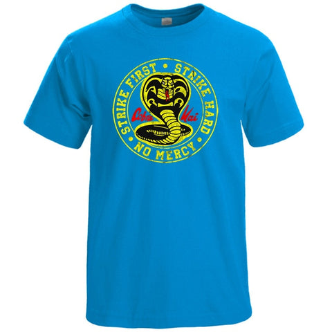 T-Shirt Cobra Kai Bleu Clair - XXXL