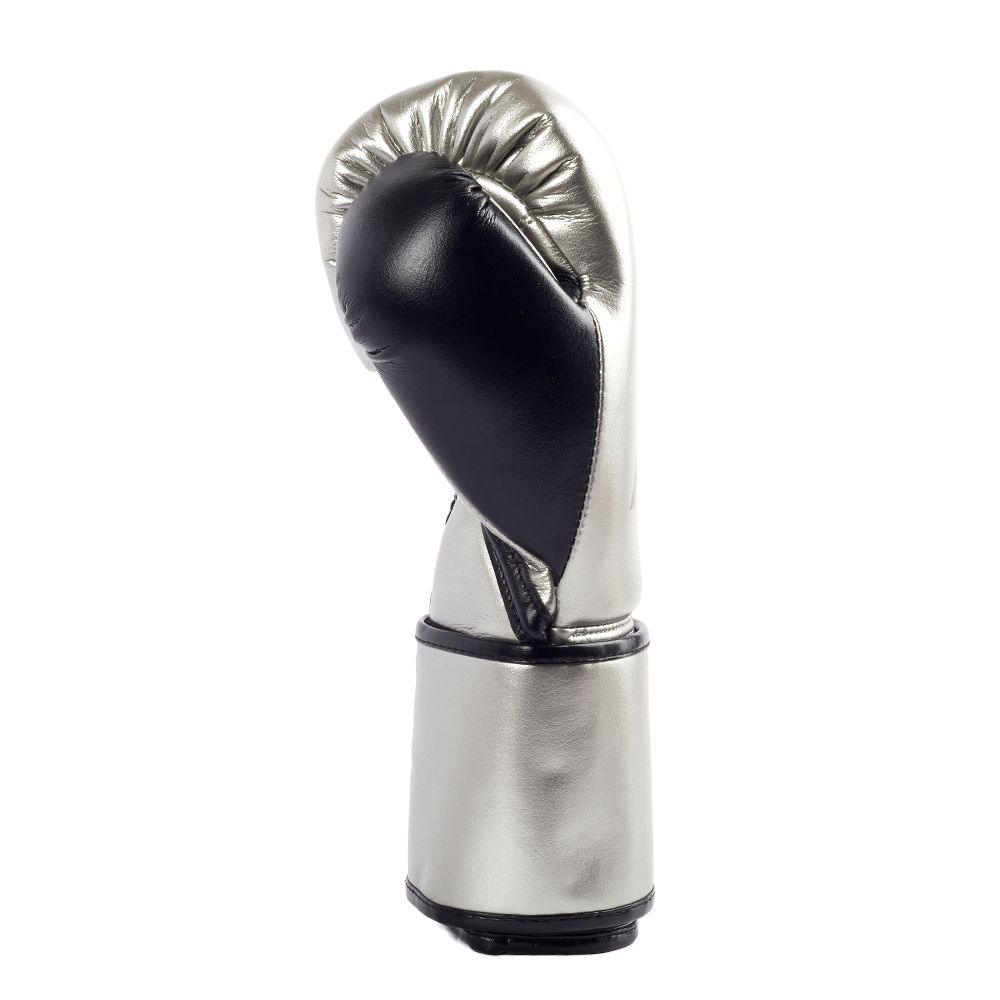 Gants de boxe Fly Superlace X - Argent/Noir, Gants d'entraînement à lacets  Fly