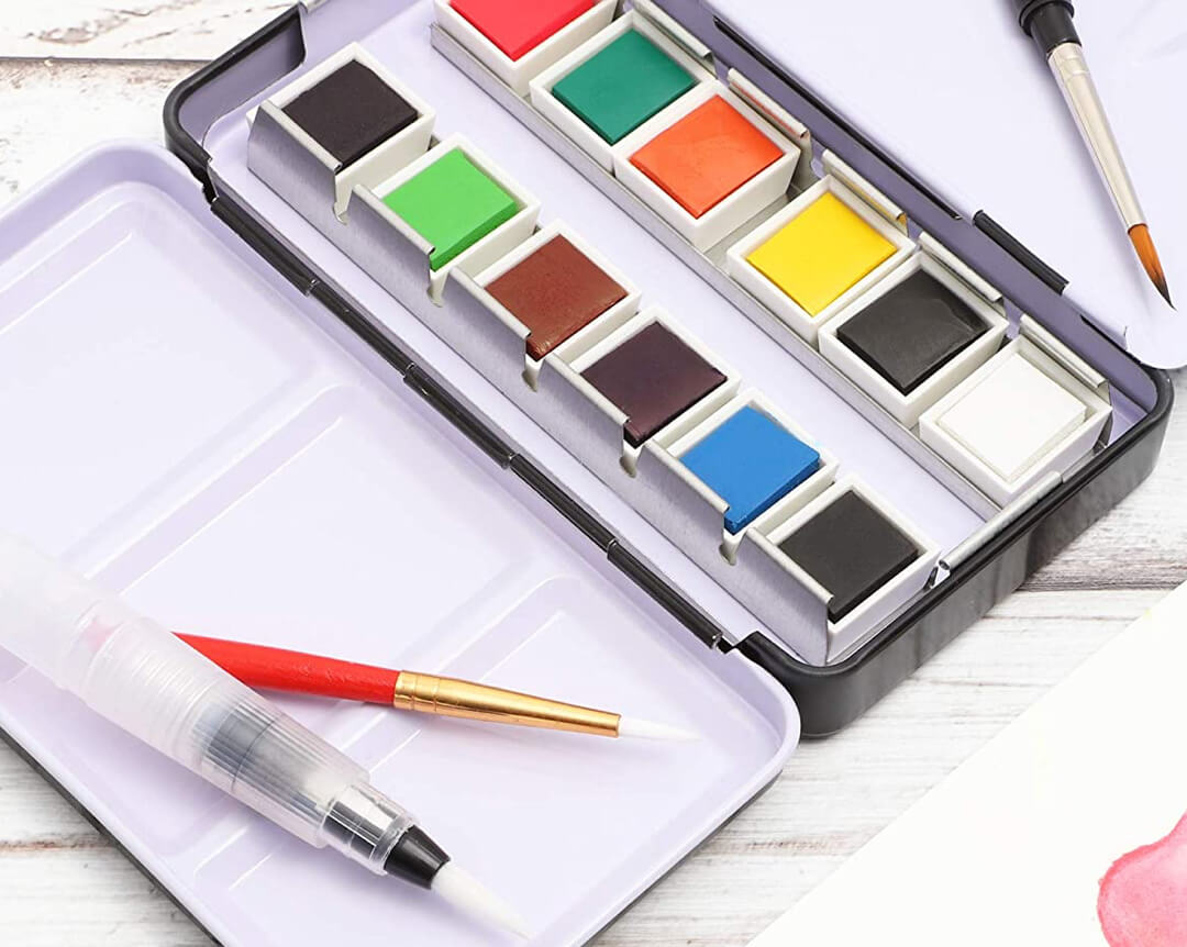 Glitter Glue Gel Pens for Kids, Bulk Set, 12 Rainbow Swirl Colors