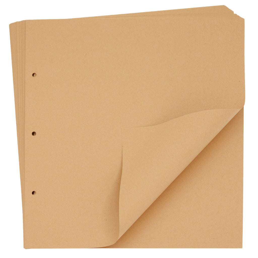 200 Pack Brown Craft Paper for DIY Projects, Classroom, Letter Size Kraft Paper Material Sheets, 130gsm (8.5 x 11 in)