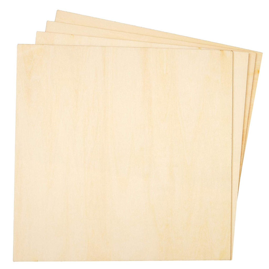 6 Pack 9 x 11.4 Inch Basswood Sheets,1/16 Thin Craft Plywood