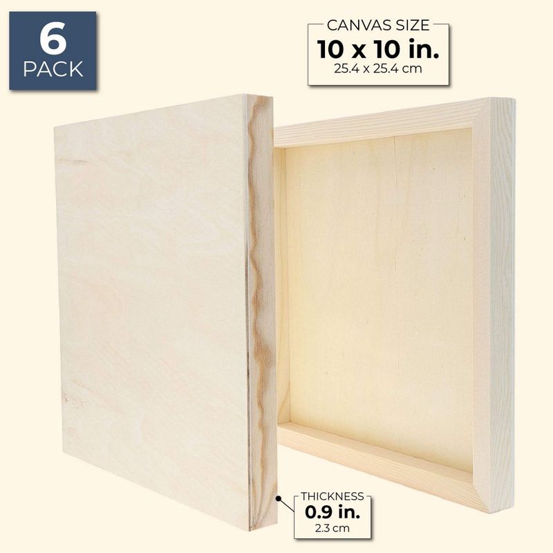 Stretched White 30x40 Canvas Boards for Painting for Artists, Acrylic, Oil  Paints (2 Pack)