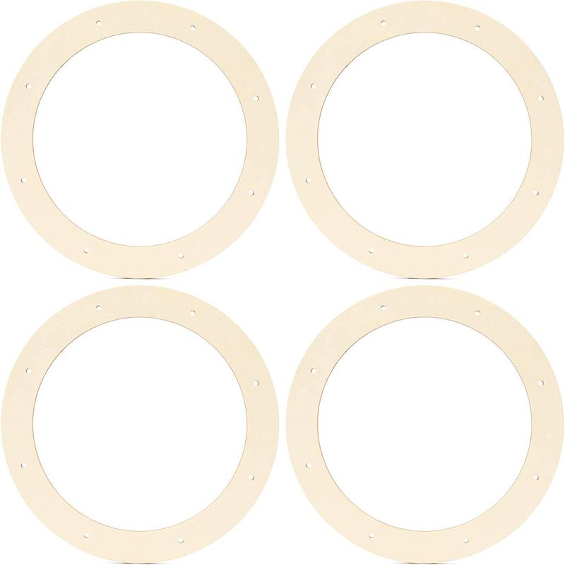 Round Metal Floral Wire Wreath Frame for Christmas (8 Inches, 6 Pack) –  BrightCreationsOfficial