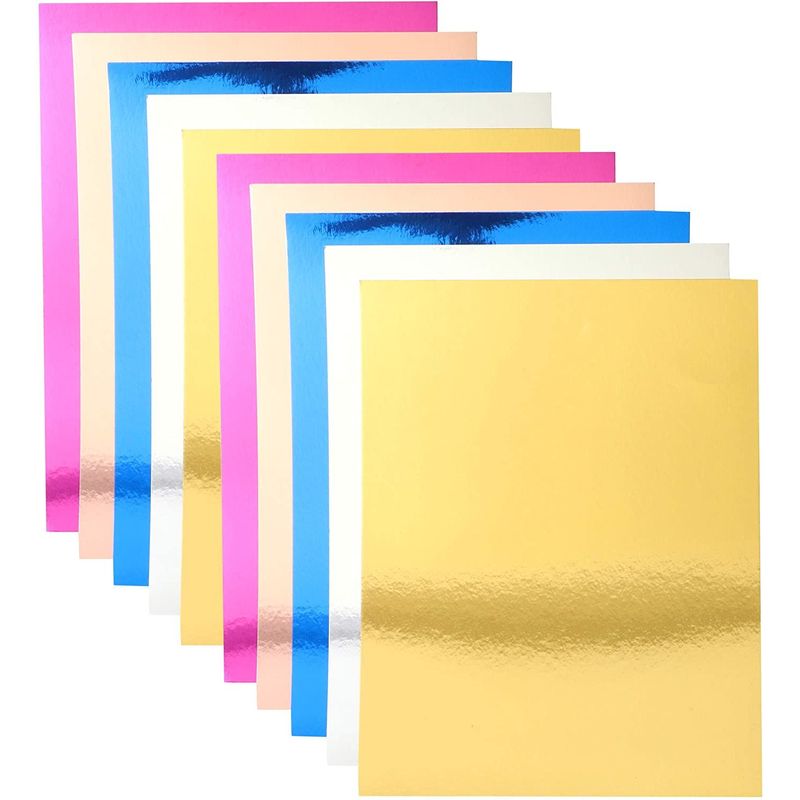 Gold Metallic Foil Sheets for Crafts (11 x 8.5 In, 50 Pack) –  BrightCreationsOfficial