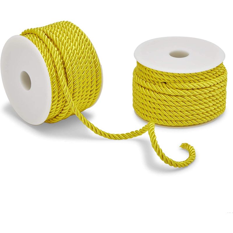 Olive Green Nylon Twisted Cord Trim Rope for Crafts (36 Yards, 2 Pack) –  BrightCreationsOfficial
