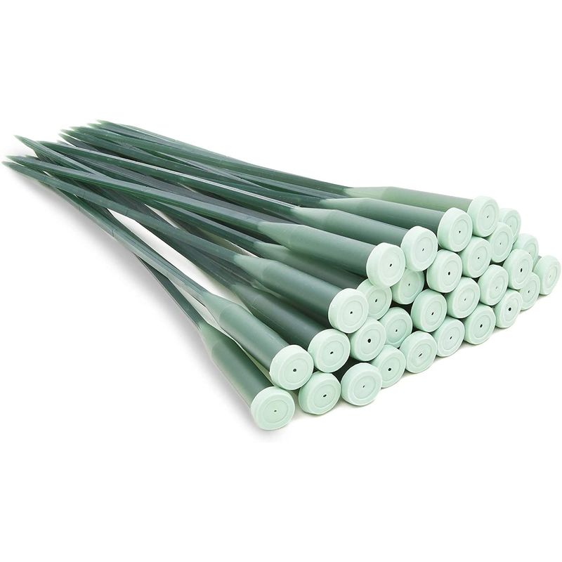 LoveBB 18 & 26 Gauge Floral Wire Dark Green, 14 Inch Flower Stems,160 Pcs