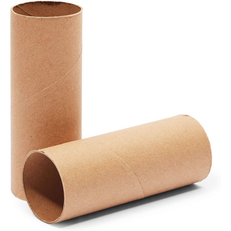 White Cardboard Tubes for Crafts, DIY Craft Paper Roll (1.6 x 3.9 in, 36  Pack)