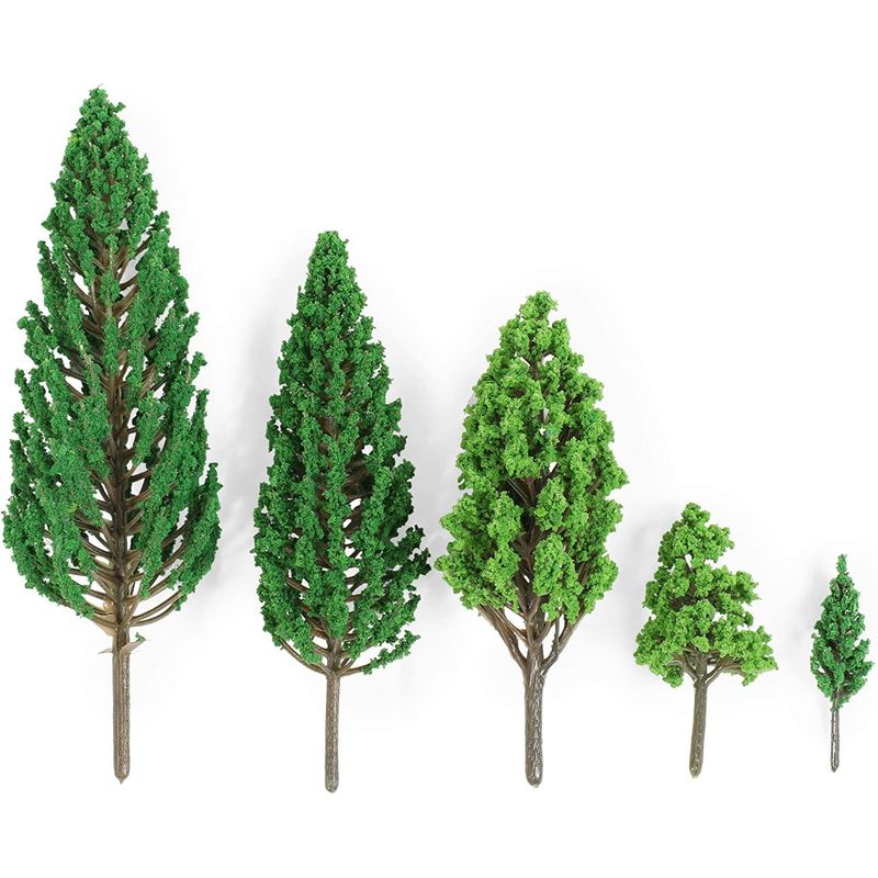 Miniature Model Trees for Dioramas, DIY Crafts (5 Sizes, 22 Pieces ...