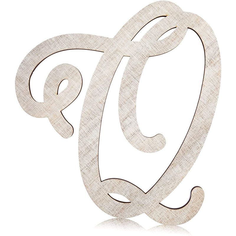 Unfinished Wooden Letter Z for Crafts, Cursive Wood Letters (13 In), PACK -  Kroger