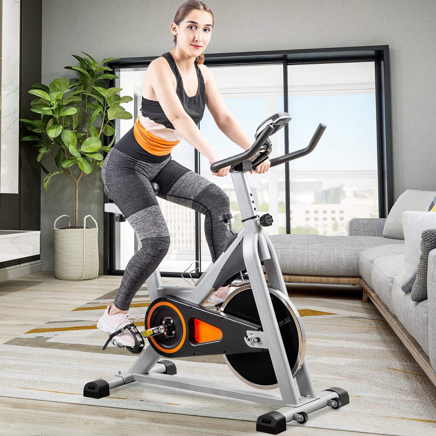 merax indoor cycling bike