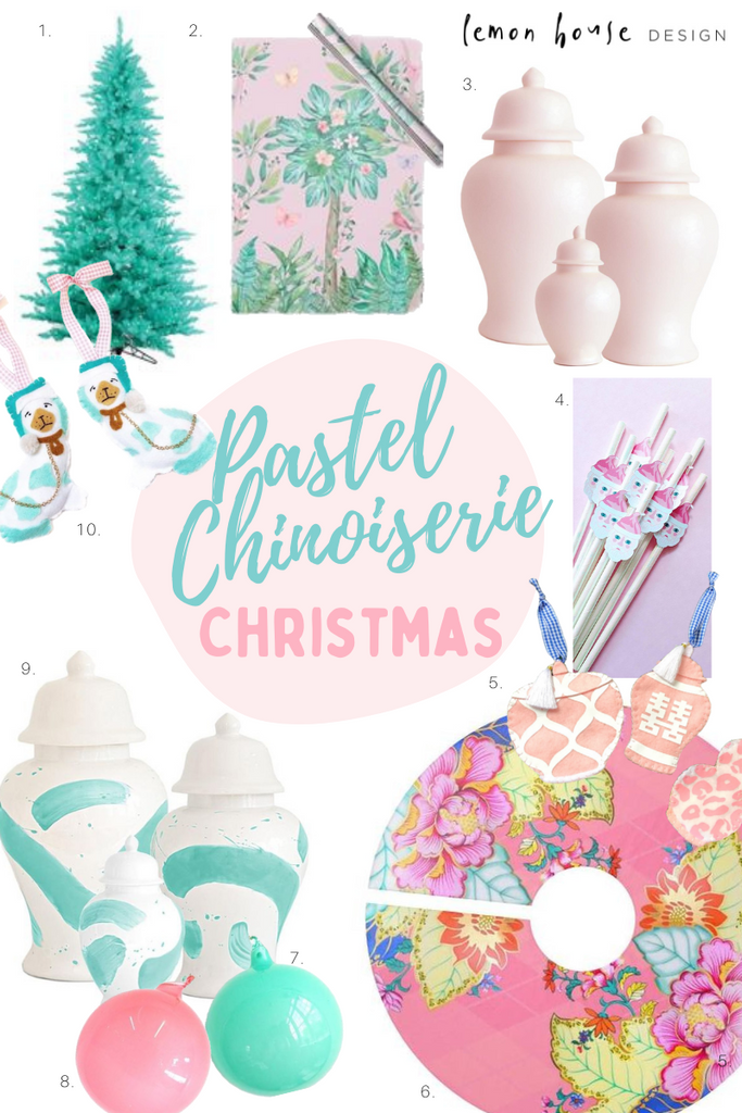 Pastel Chinoiserie Christmas