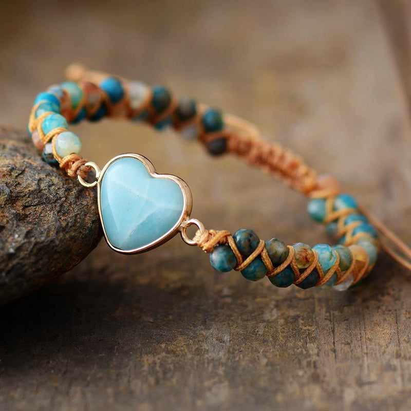 amazonite love protection bracelet