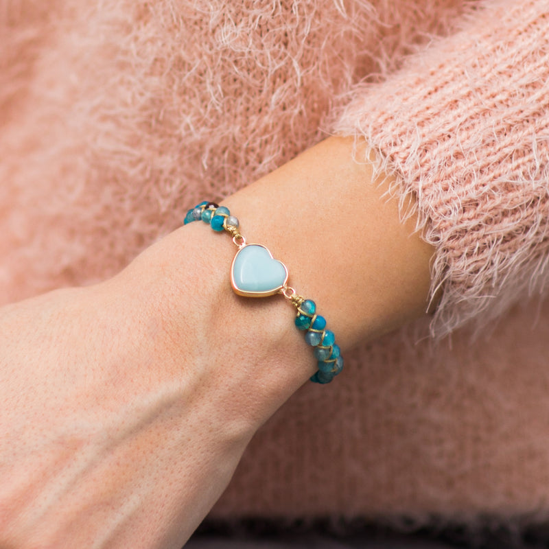 amazonite love protection bracelet