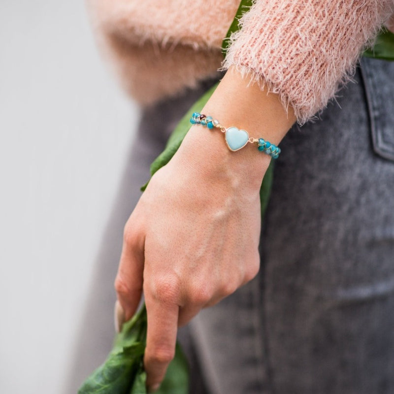 amazonite love protection bracelet