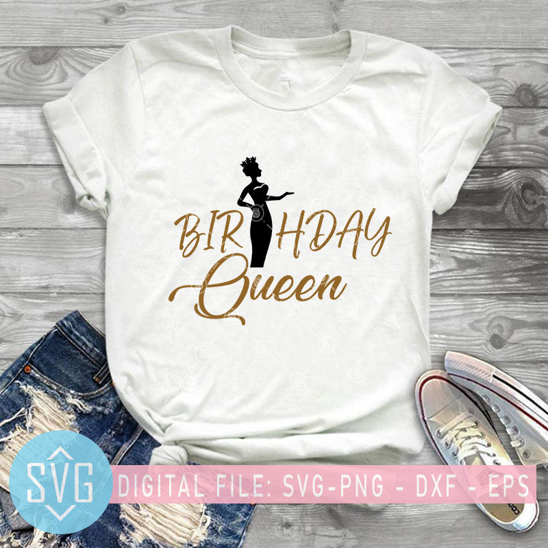Birthday Queen Svg Happy Birthday Svg Queen Svg Svg Trends Studio Trendy Svg For Crafters